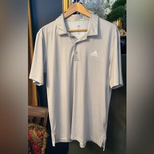 Adidas Gray Performance Polo Shirt